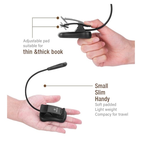 Vekkia LED Book Light Clip Pn - Picture 7 of 8